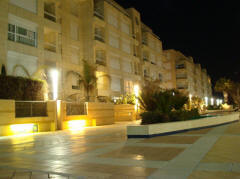 Island Project Herzliya Marina at night 2