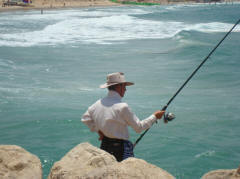 Herzliya Marina the fisherman 